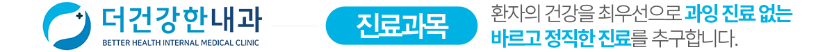 더건강한내과 진료과목